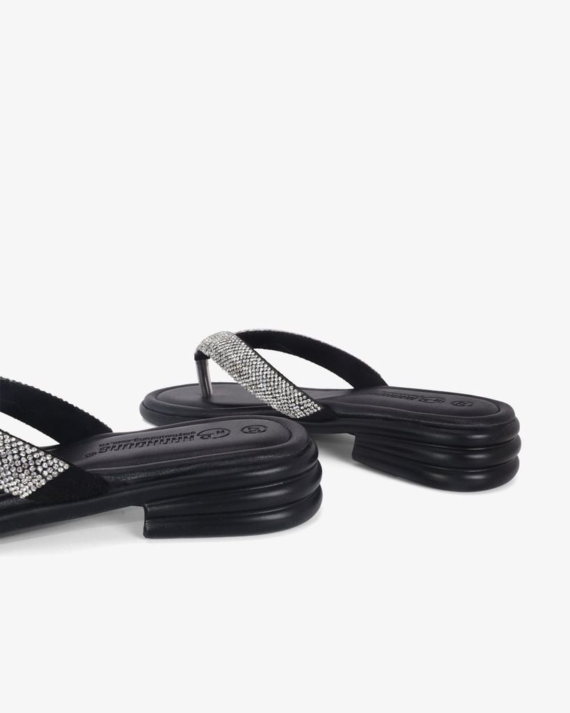 Dép Xẹp Hạnh Dung Quai Kẹp Xoàn HD11115AV