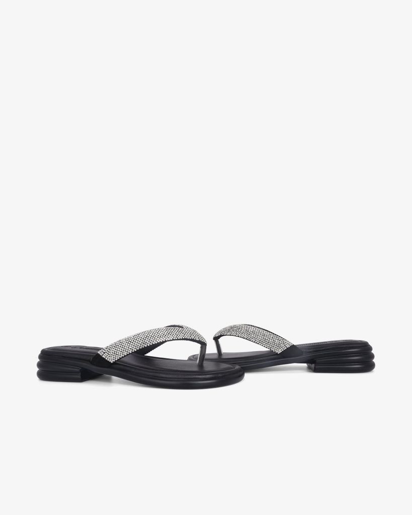 Dép Xẹp Hạnh Dung Quai Kẹp Xoàn HD11115AV