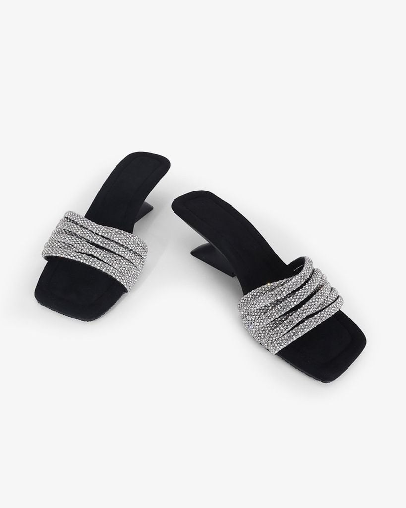 Dép Cao Gót Hạnh Dung Quai Xoàn HD11119AV