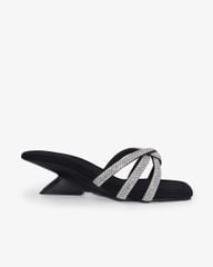 Dép Cao Gót Hạnh Dung Quai Xoàn Chéo HD11120AV