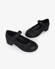 Giày Cao Gót Hạnh Dung Đục Lỗ Caro HD11124AV