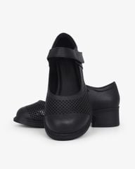 Giày Cao Gót Hạnh Dung Đục Lỗ Caro HD11124AV