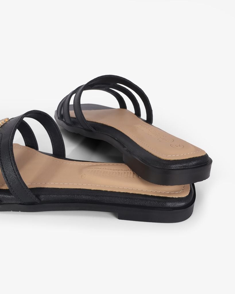 Dép Xẹp Hạnh Dung Quai Ngang Khóa Min HD11125AV