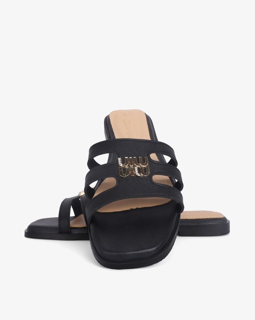 Dép Xẹp Hạnh Dung Quai Ngang Khóa Min HD11125AV