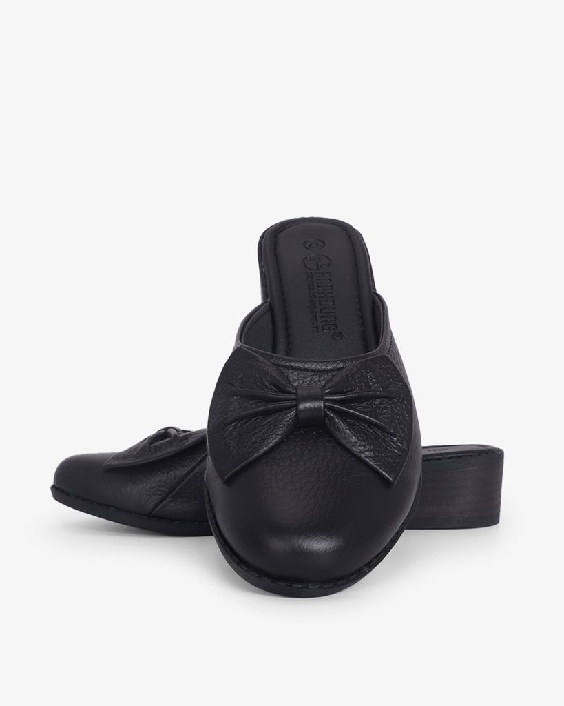 Dép Bít Mũi Hạnh Dung Nơ To HD11126AV