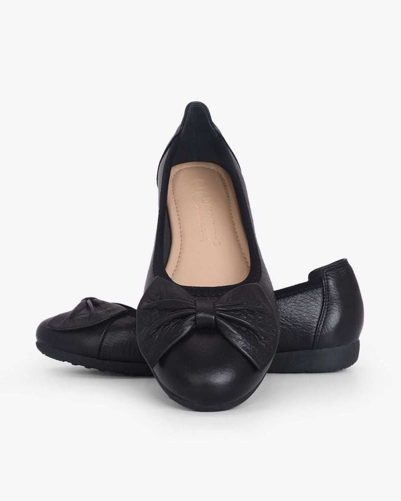 Giày Búp Bê Hạnh Dung Bản Nơ To HD11128AV