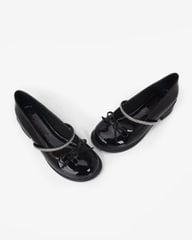 Giày Cao Gót Hạnh Dung Nơ Mảnh Quai Xoàn HD11133AV