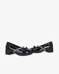 Giày Cao Gót Hạnh Dung Nơ Mảnh Quai Xoàn HD11133AV