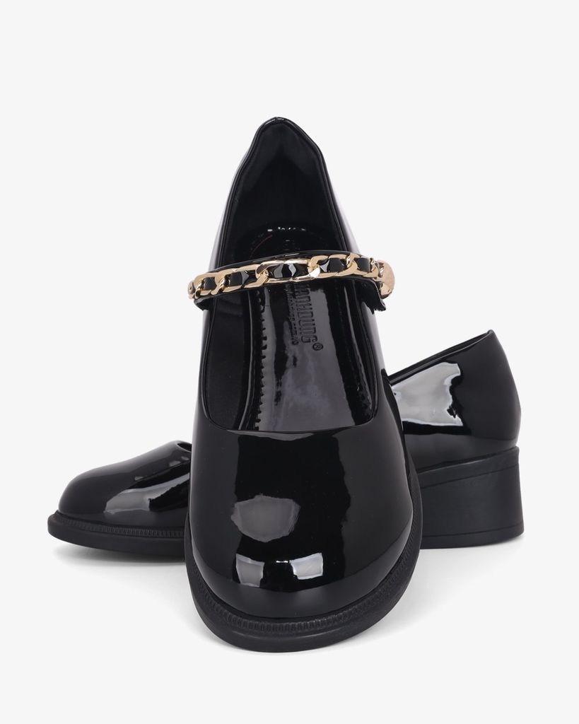 Giày Cao Gót Hạnh Dung Quai Xích Dán HD11134AV