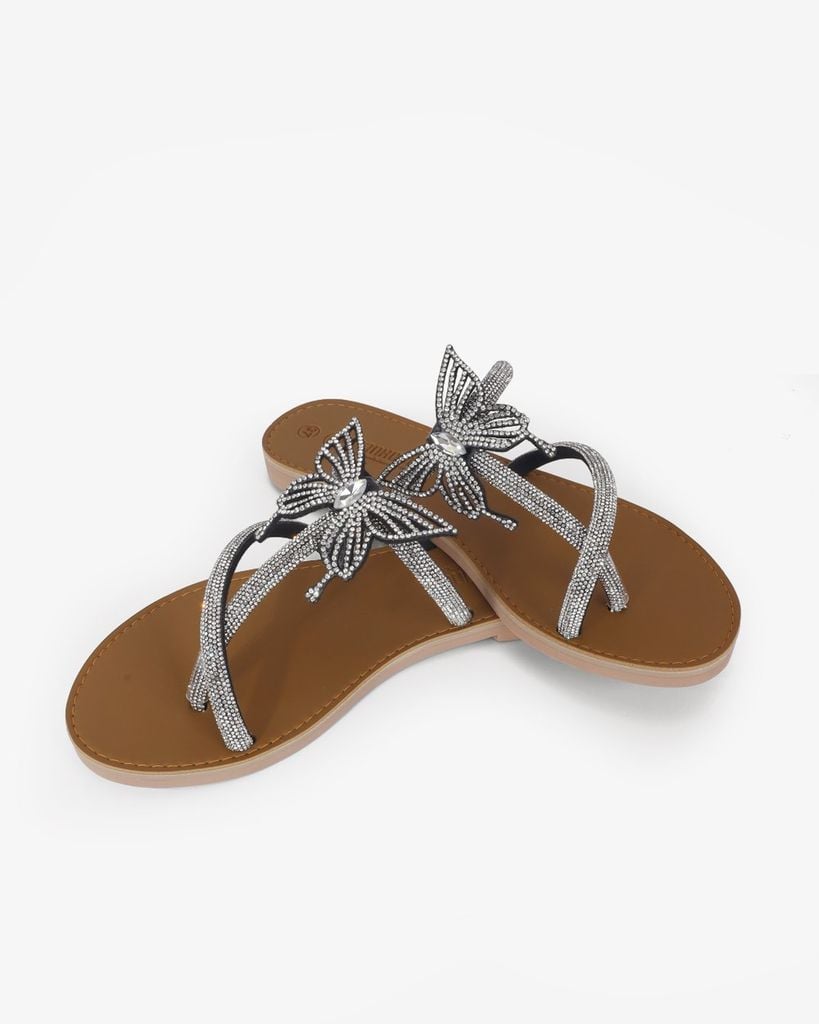 Dép Xẹp Hạnh Dung Quai Kẹp Xoàn HD11135AV