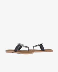 Dép Xẹp Hạnh Dung Quai Kẹp Hoa Xoàn HD11136AV