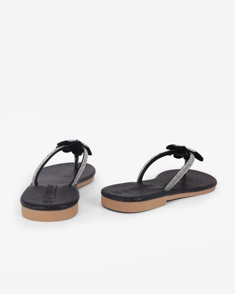 Dép Xẹp Hạnh Dung Quai Kẹp Hoa Xoàn HD11138AV