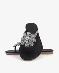 Dép Xẹp Hạnh Dung Quai Kẹp Hoa Xoàn HD11138AV