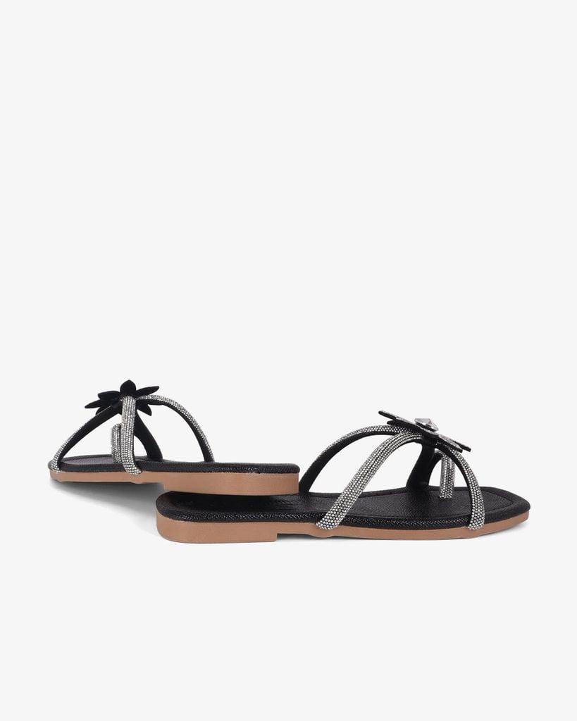 Dép Xẹp Hạnh Dung Quai Kẹp Hoa Xoàn Xoắn HD11139AV