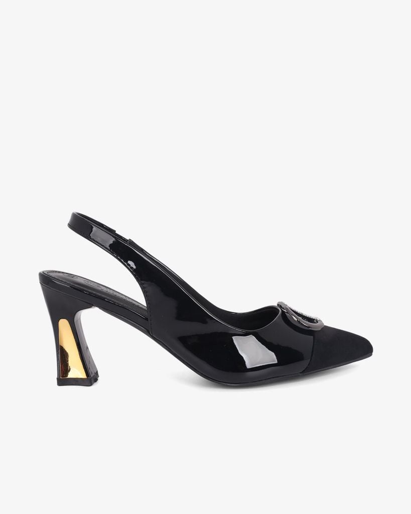 Giày Sandal Hạnh Dung Hai Màu Khóa Tròn HD11140AV