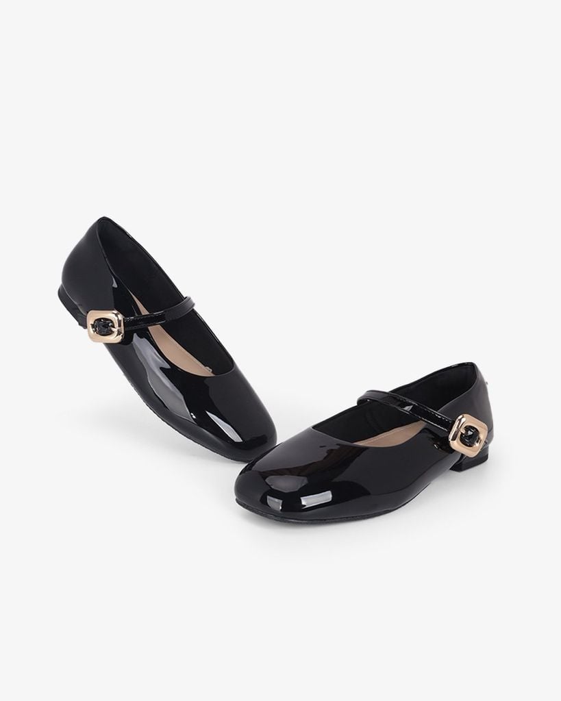 Giày Búp Bê Hạnh Dung Si Bóng HD11143AV