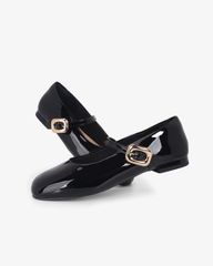 Giày Búp Bê Hạnh Dung Si Bóng HD11143AV