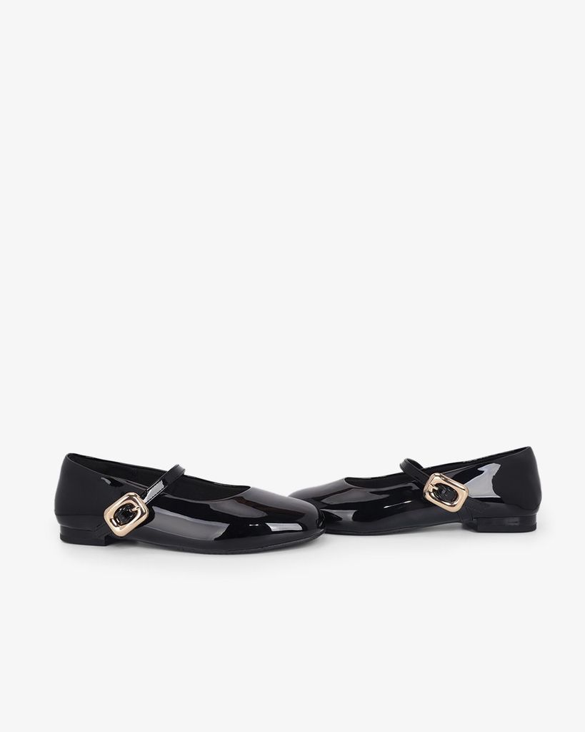 Giày Búp Bê Hạnh Dung Si Bóng HD11143AV