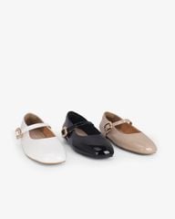 Giày Búp Bê Hạnh Dung Si Bóng HD11143AV