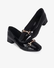 Giày Cao Gót Hạnh Dung Mũi Vuông Khóa Xích HD11144AV