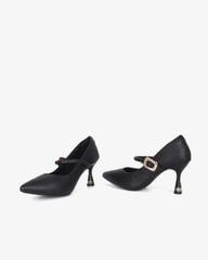 Giày Cao Gót Hạnh Dung  Cổ Tim Trơn Mũi Nhọn HD11145AV