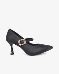 Giày Cao Gót Hạnh Dung  Cổ Tim Trơn Mũi Nhọn HD11145AV