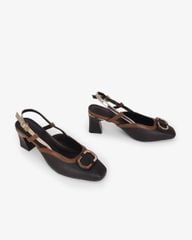 Giày Sandal Hạnh Dung Khóa Đôi Bo Tròn HD11147AV