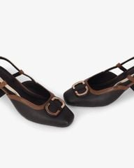 Giày Sandal Hạnh Dung Khóa Đôi Bo Tròn HD11147AV