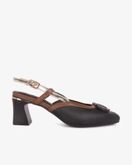 Giày Sandal Hạnh Dung Khóa Đôi Bo Tròn HD11147AV