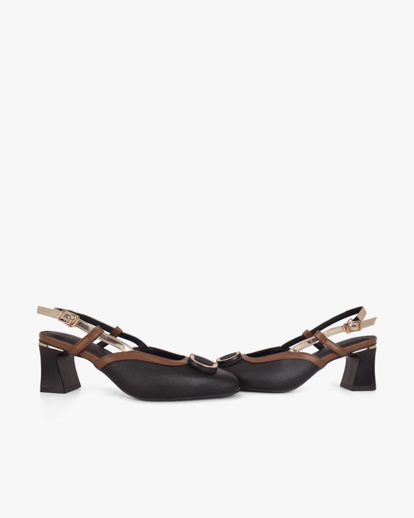 Giày Sandal Hạnh Dung Khóa Đôi Bo Tròn HD11147AV