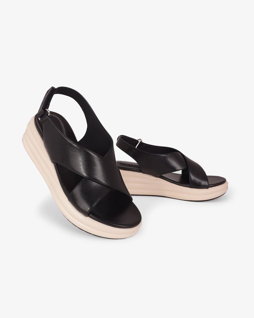 Sandal Đế Xuồng Hạnh Dung Hai Bản Quai Chéo To HD11148AV