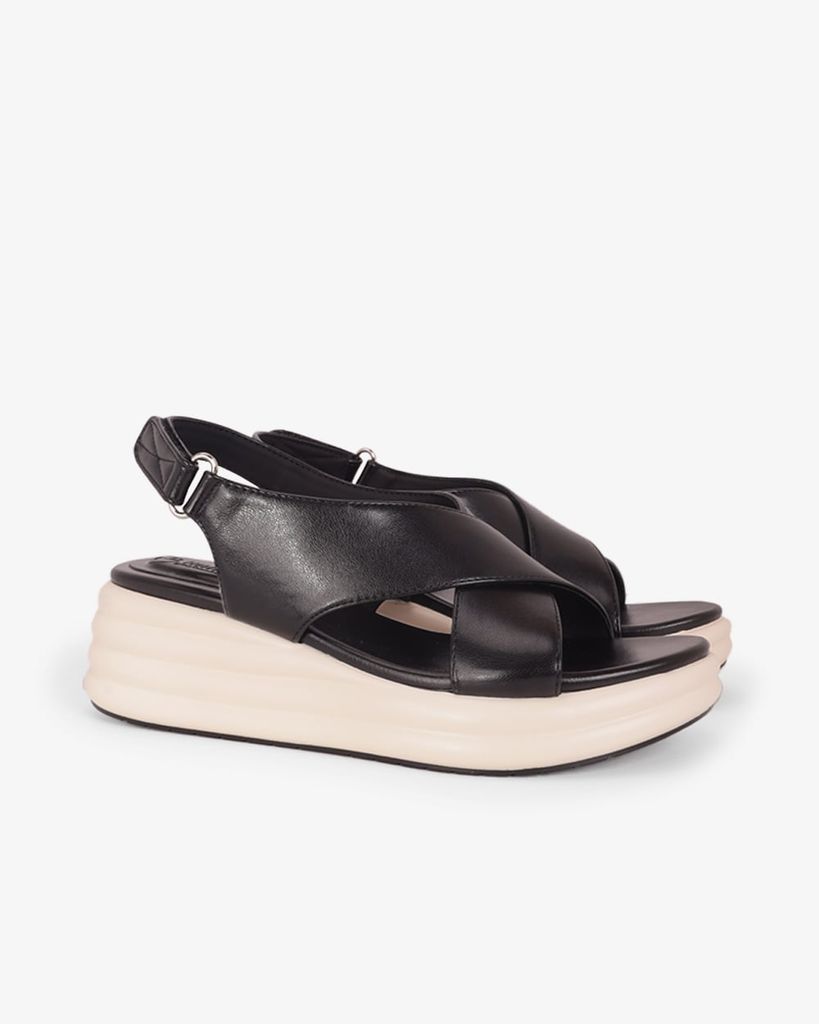 Sandal Đế Xuồng Hạnh Dung Hai Bản Quai Chéo To HD11148AV