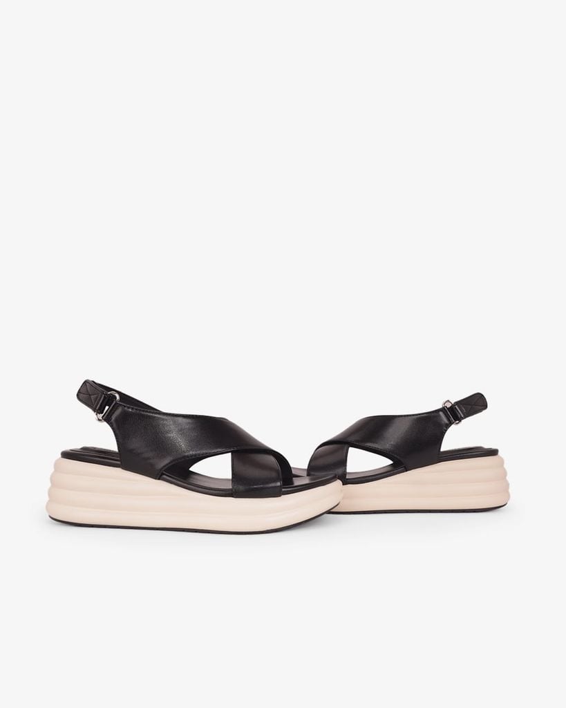 Sandal Đế Xuồng Hạnh Dung Hai Bản Quai Chéo To HD11148AV