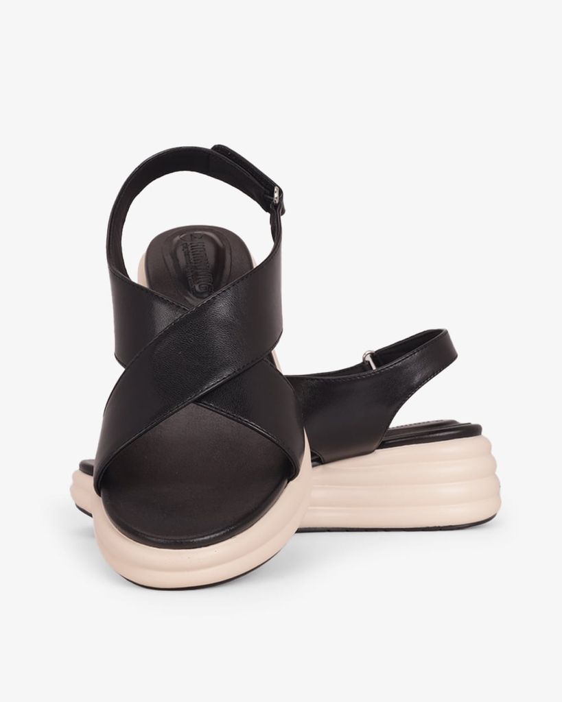 Sandal Đế Xuồng Hạnh Dung Hai Bản Quai Chéo To HD11148AV