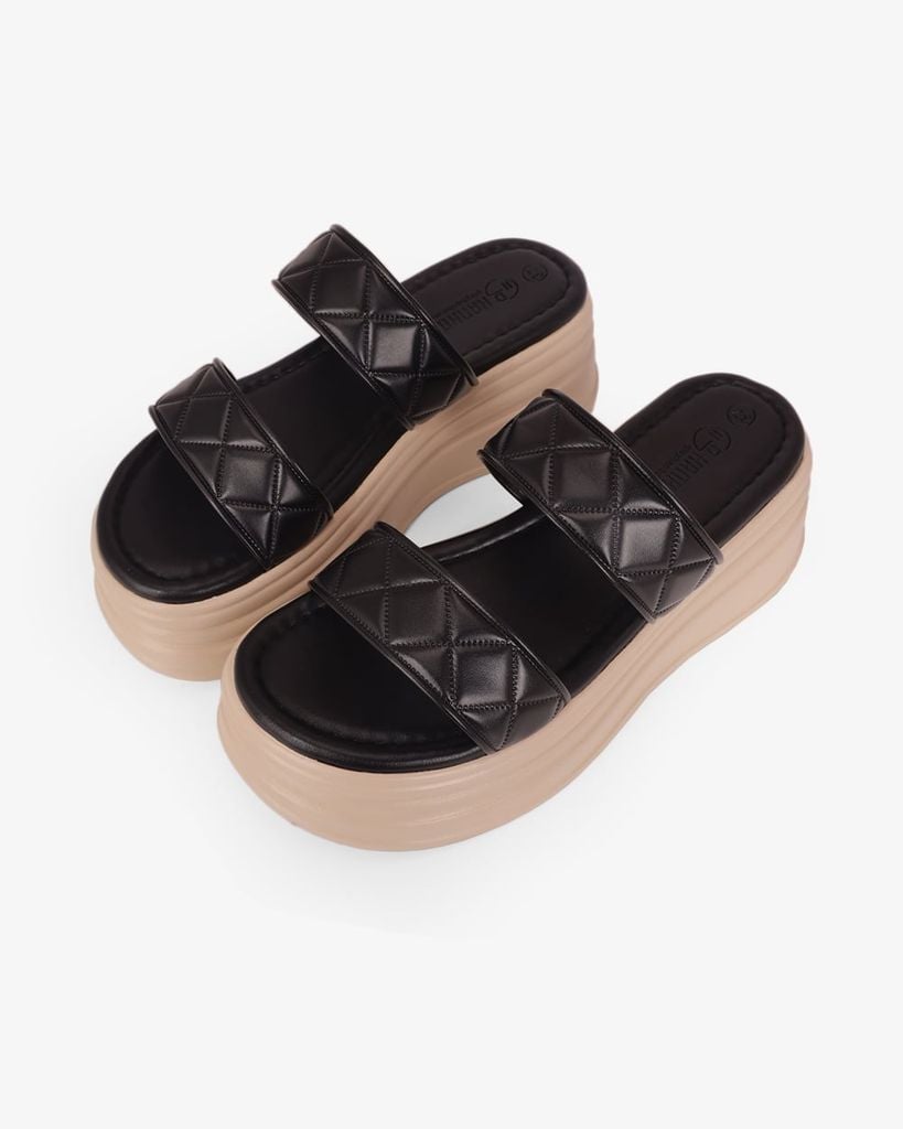 Dép Đế Xuồng Hạnh Dung Hai Quai Ngang May HD11152AV