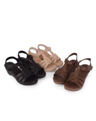 Sandal Đế Xuồng Hạnh Dung Ba Quai Đan Nối T HD11154AV