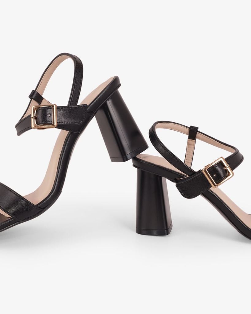 Sandal Hạnh Dung Cao Gót Quai Ngang Mảnh HD11158AV