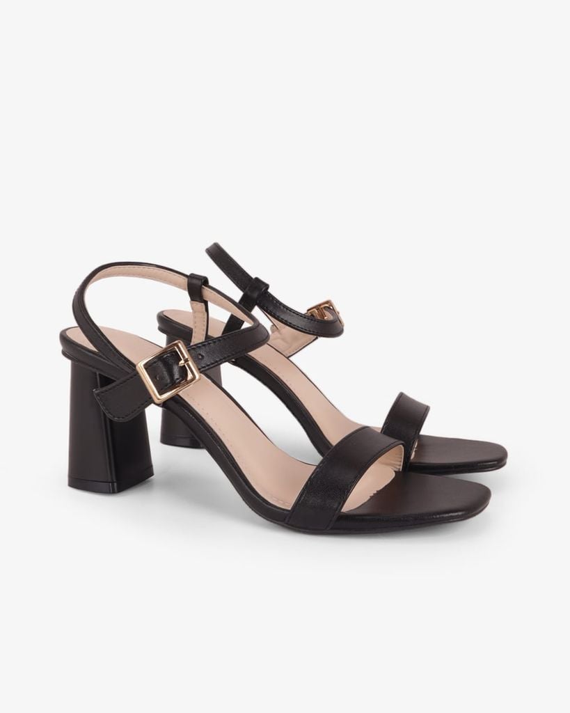 Sandal Hạnh Dung Cao Gót Quai Ngang Mảnh HD11158AV