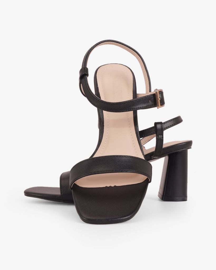 Sandal Hạnh Dung Cao Gót Quai Ngang Mảnh HD11158AV