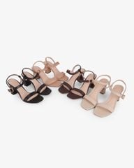 Sandal Hạnh Dung Cao Gót Quai Ngang Mảnh HD11158AV