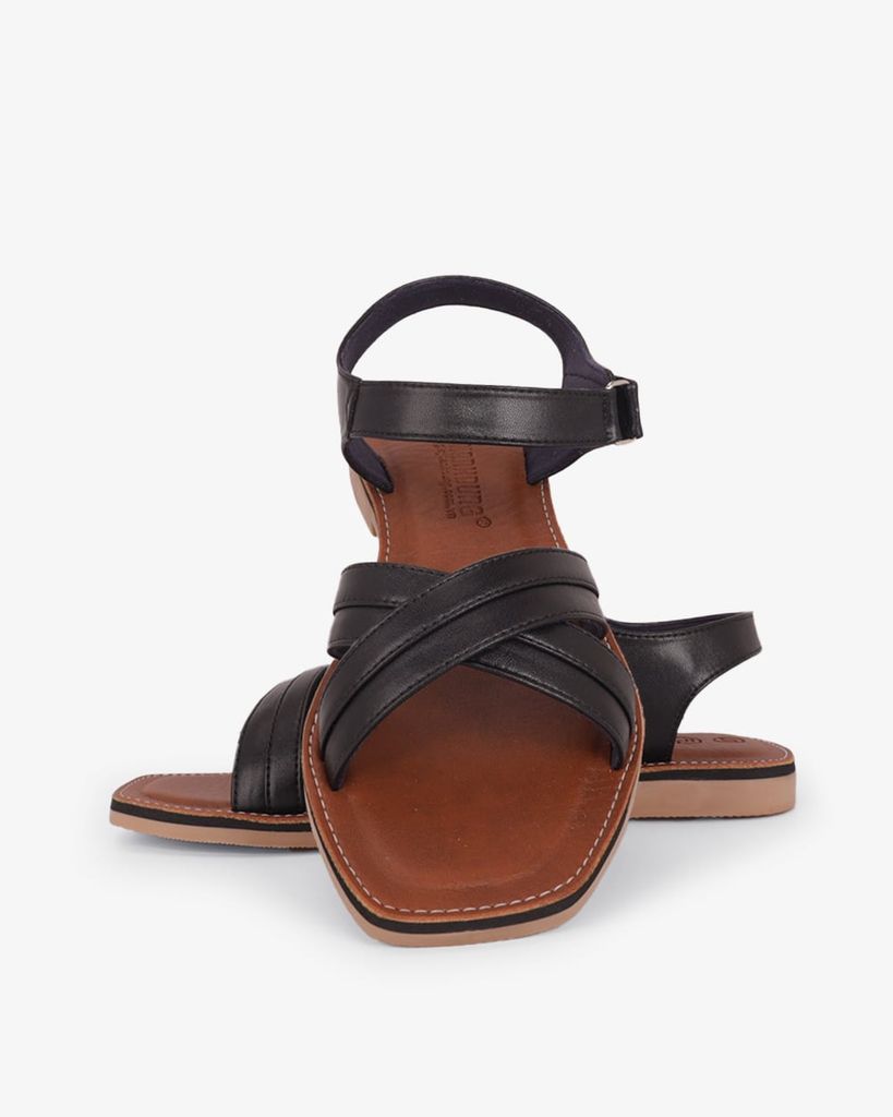 Sandal Đế Xẹp Hạnh Dung Quai Đan Chéo HD11159AV