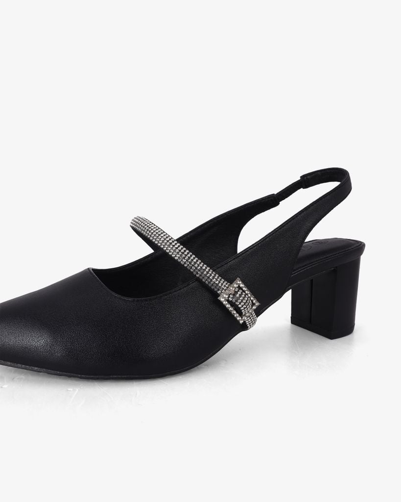 Sandal Cao Gót Hạnh Dung Gót Trụ Mũi Nhọn HD1115AV