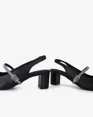 Sandal Cao Gót Hạnh Dung Gót Trụ Mũi Nhọn HD1115AV