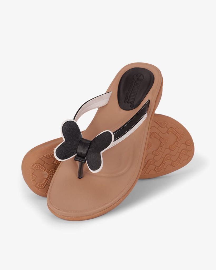 Dép Xẹp Hạnh Dung Quai Kẹp Cách Điệu HD11161AV