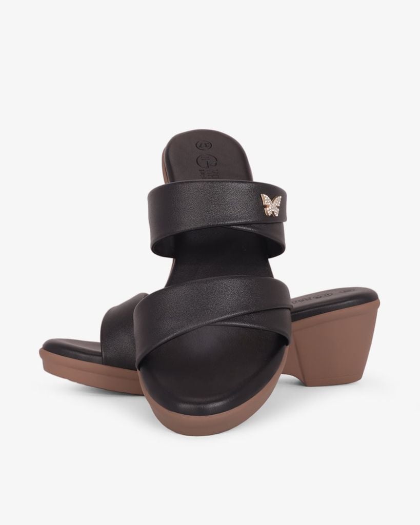 Dép Đế Xuồng Hạnh Dung Hai Quai Khóa Bướm HD11167AV