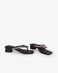 Dép Cao Gót Hạnh Dung Xỏ Ngón  Khóa Hoạt Hình