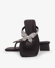 Dép Cao Gót Hạnh Dung Xỏ Ngón  Khóa Hoạt Hình