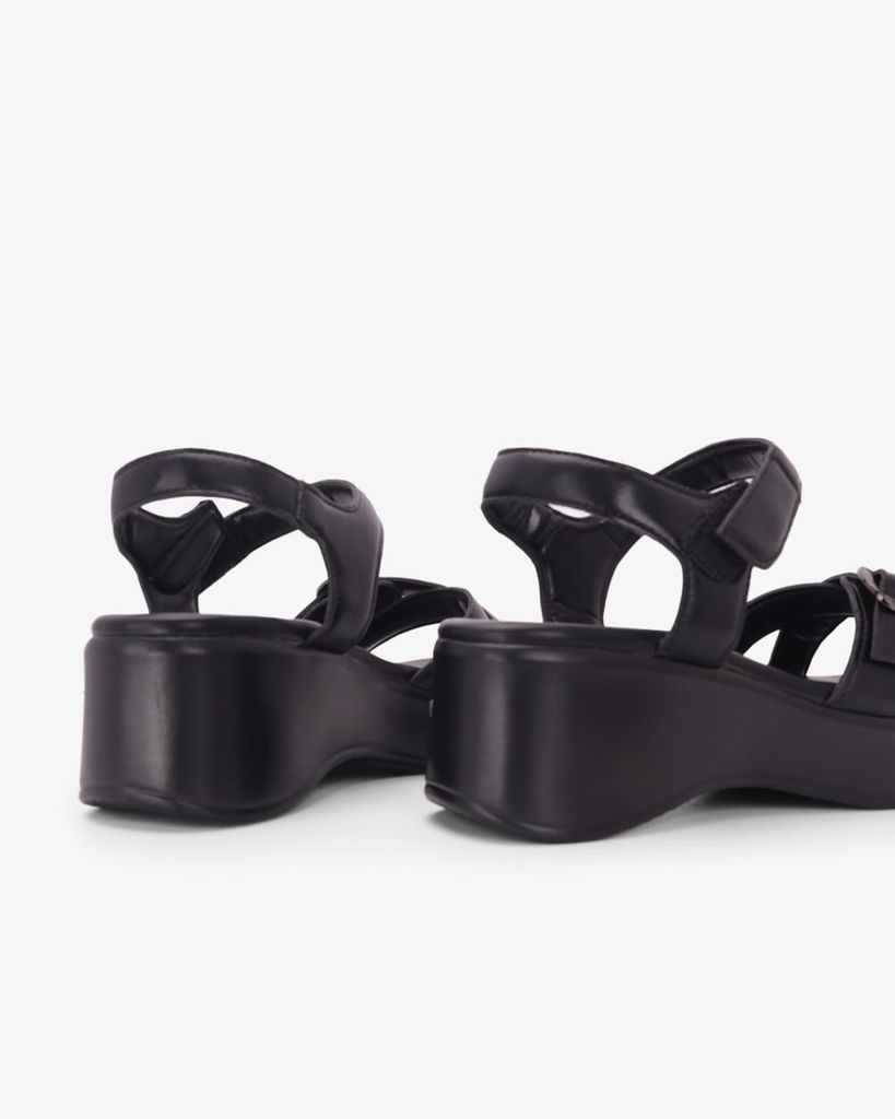 Sandal Đế Xuồng Hạnh Dung Quai Đan Chéo Khóa HD11171AV