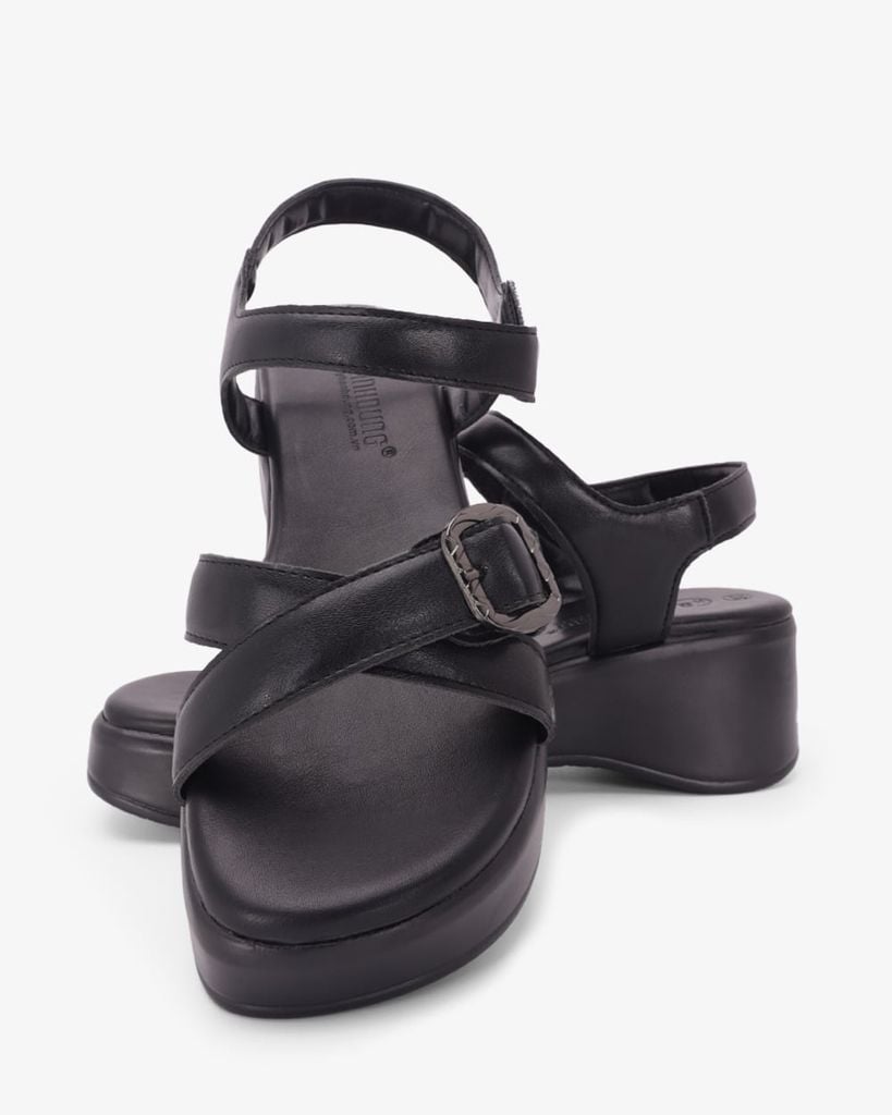 Sandal Đế Xuồng Hạnh Dung Quai Đan Chéo Khóa HD11171AV