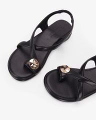 Sandal Hạnh Dung Xỏ Ngón Khoen Vàng HD11172AV